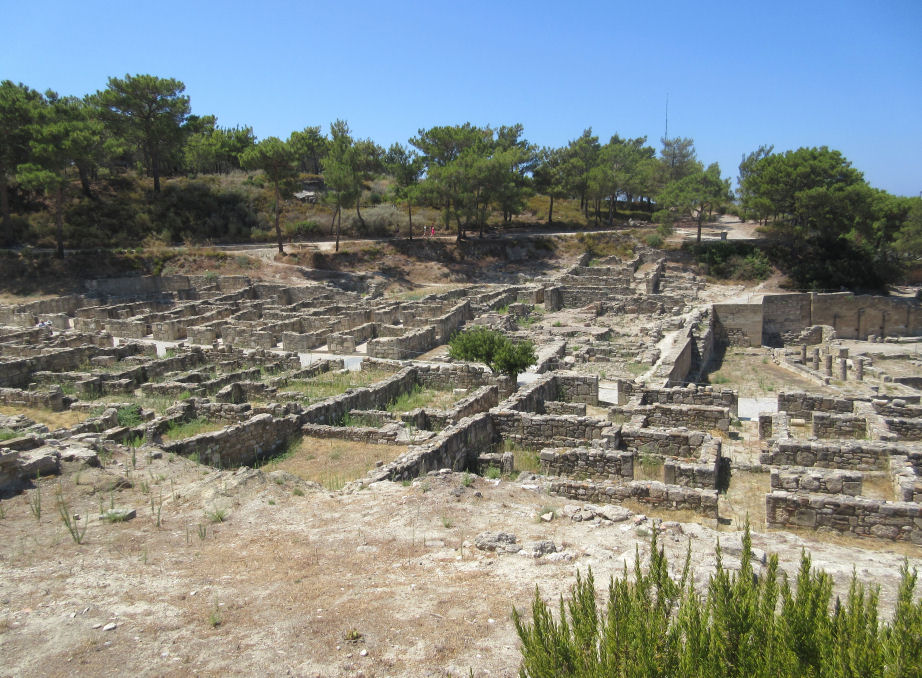 The archeological site of Ancient Kamiros